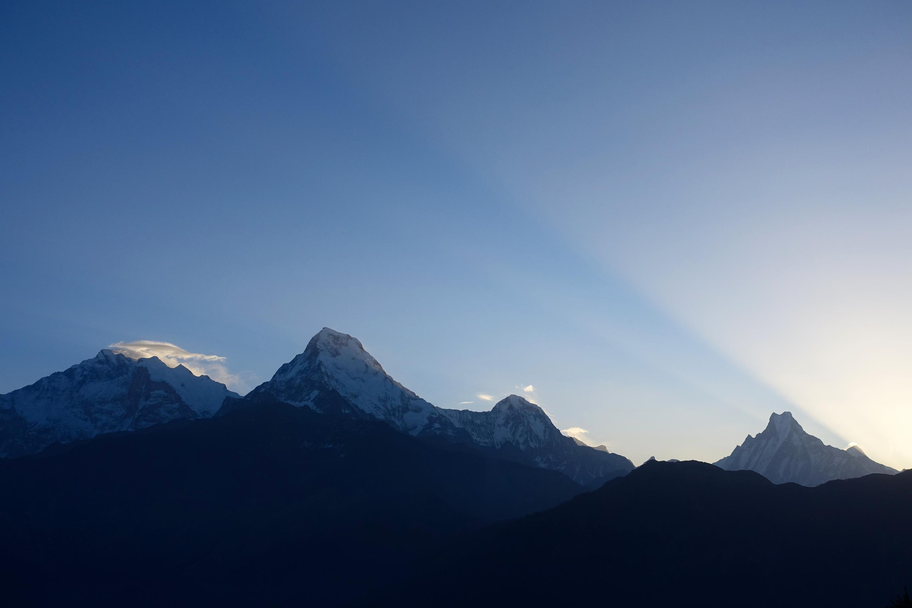 Himalaya Berg Panorama Nepal